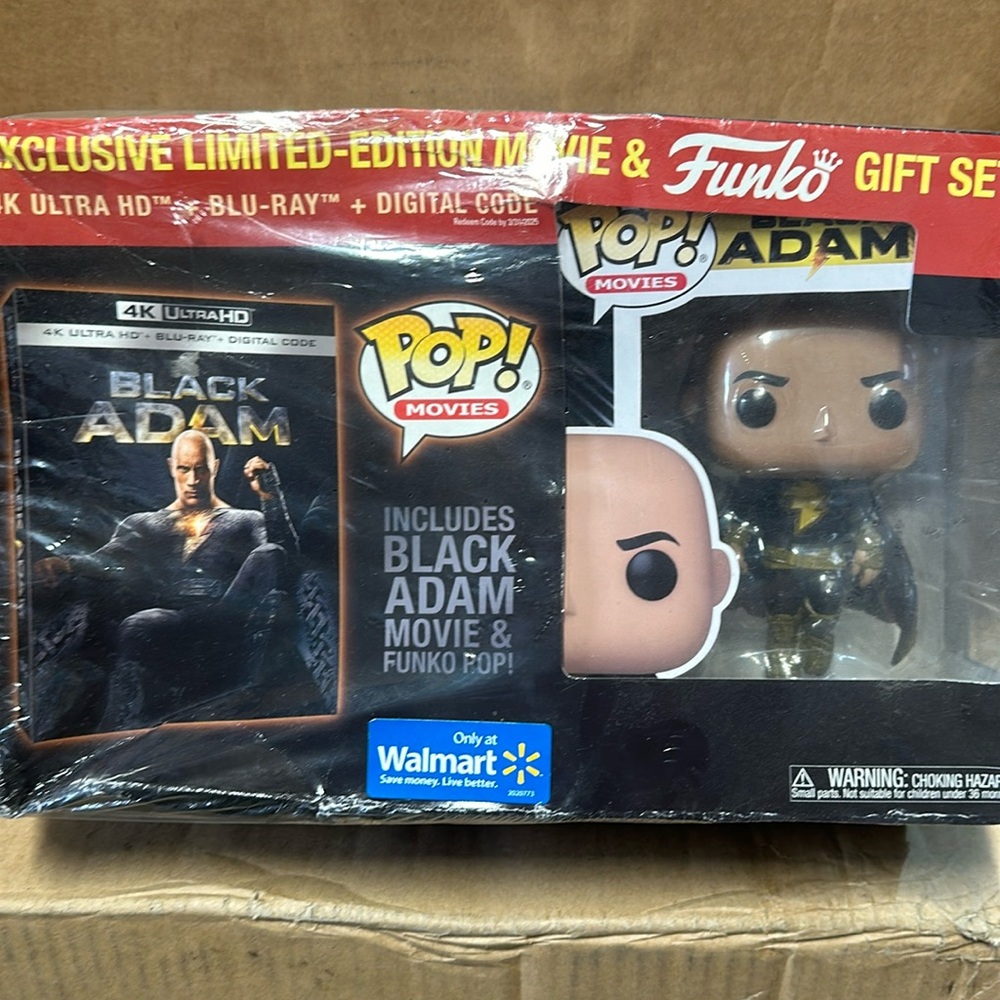 Black Adam (4K Ultra HD + Blu-ray + Digital Copy) Funko Pop